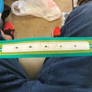 J.Lindeberg Green and White Belt